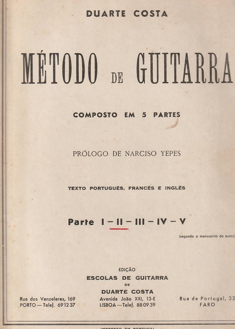 Método de guitarra parte II