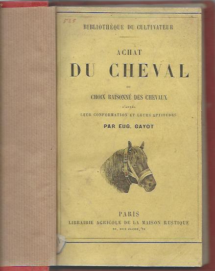 Achat du cheval