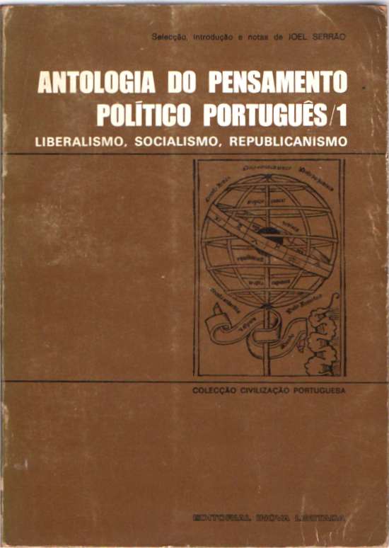 Antologia do pensamento político português 1 – Liberalismo, socialismo, republicanismo