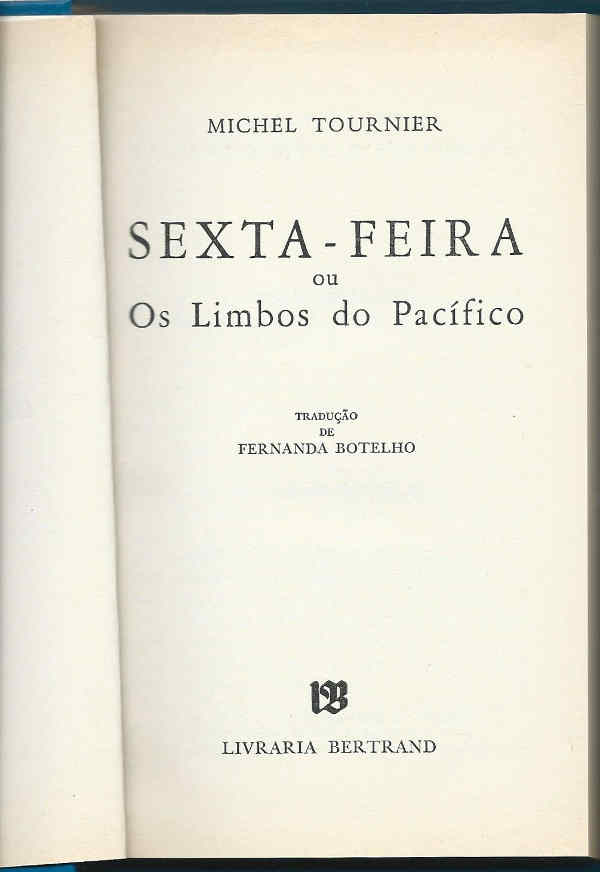 Sexta-feira ou os limbos do Pacífico