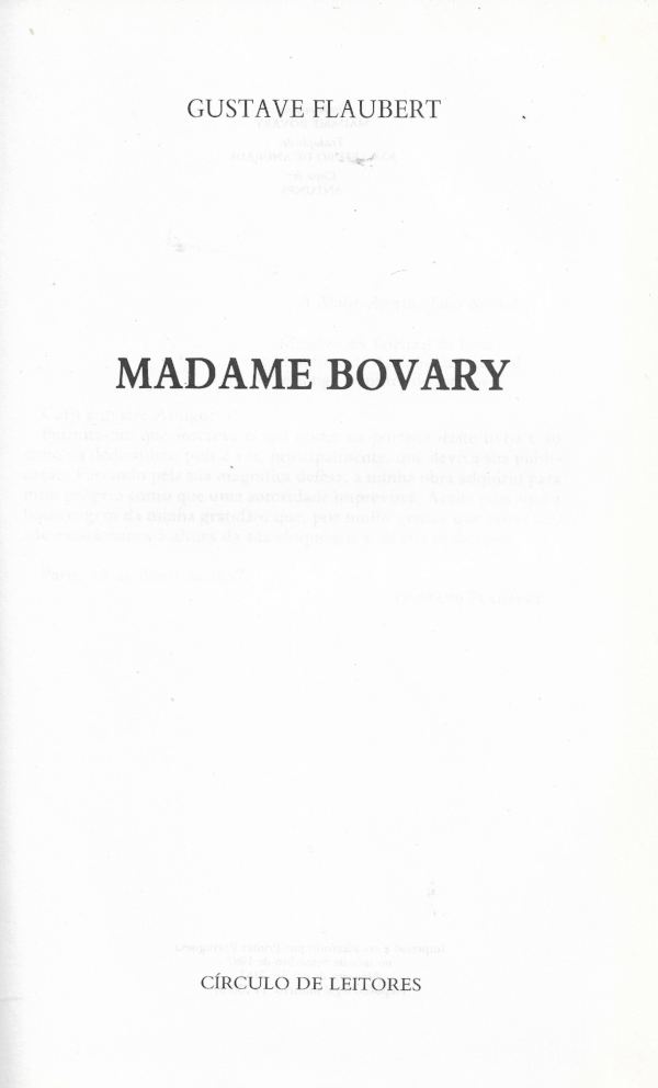 Madame Bovary