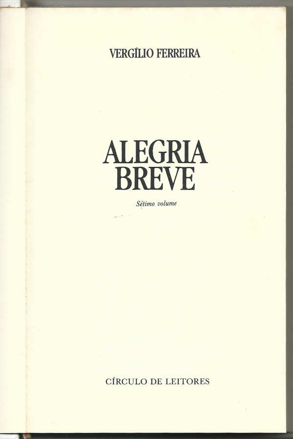 Alegria breve