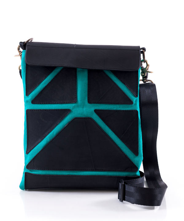 Bolsa Ipad Puzzle Green FootNote