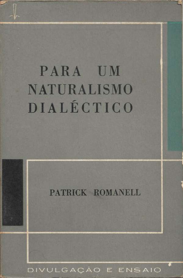 Para um naturalismo dialéctico