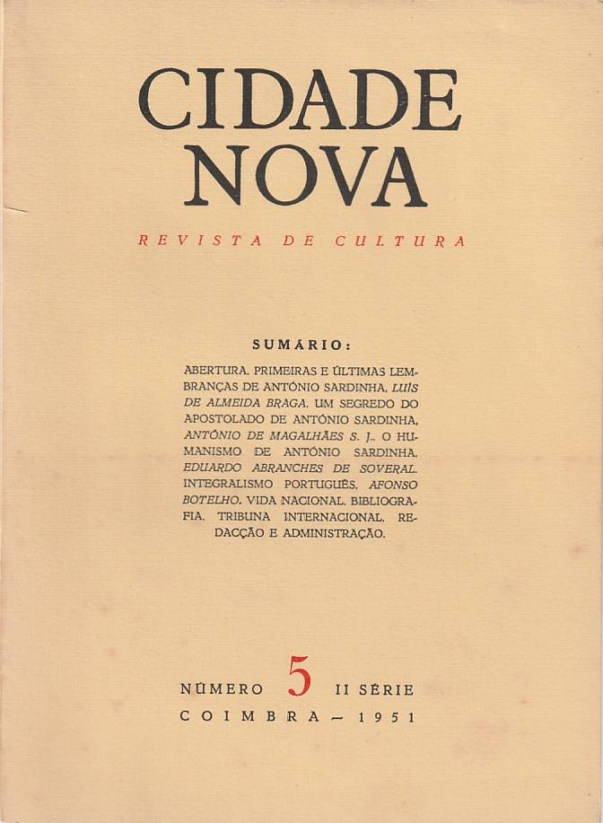 Cidade Nova – II Série Nº 5