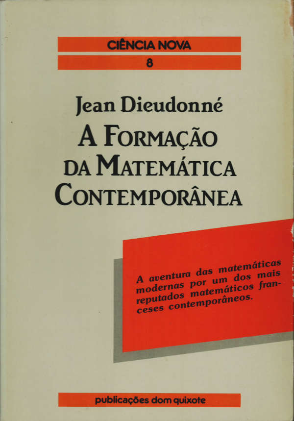 A formação da matemática contemporânea