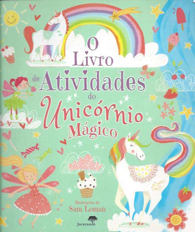O livro de atividades do unicórnio mágico