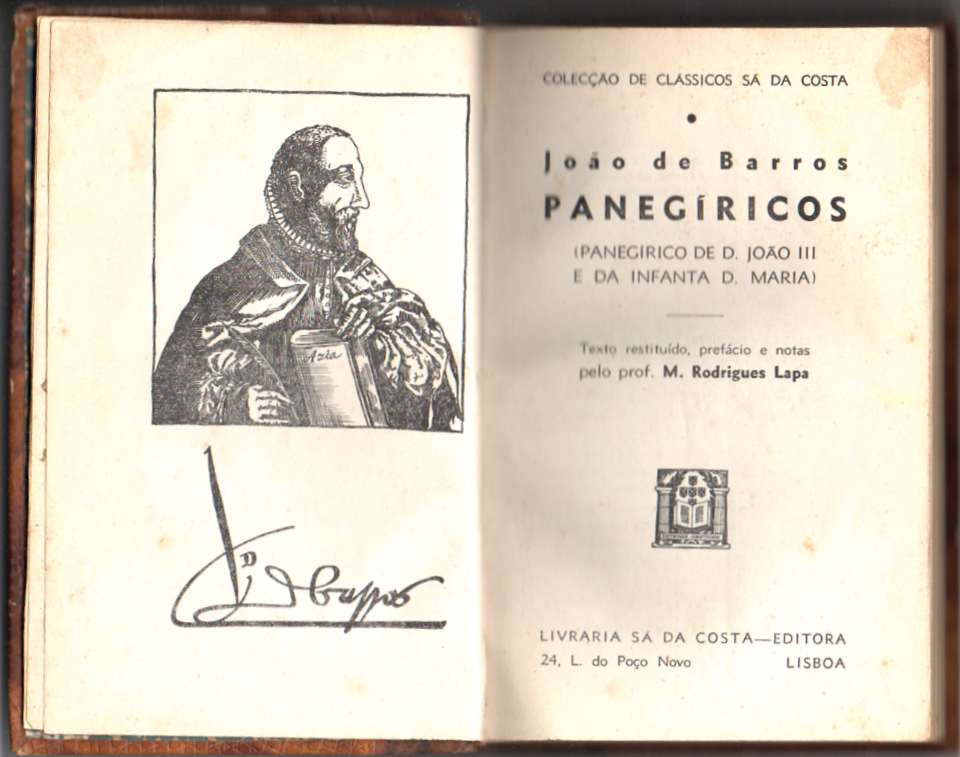Panegíricos – Panegírico de D. João III e da Infanta D. Maria