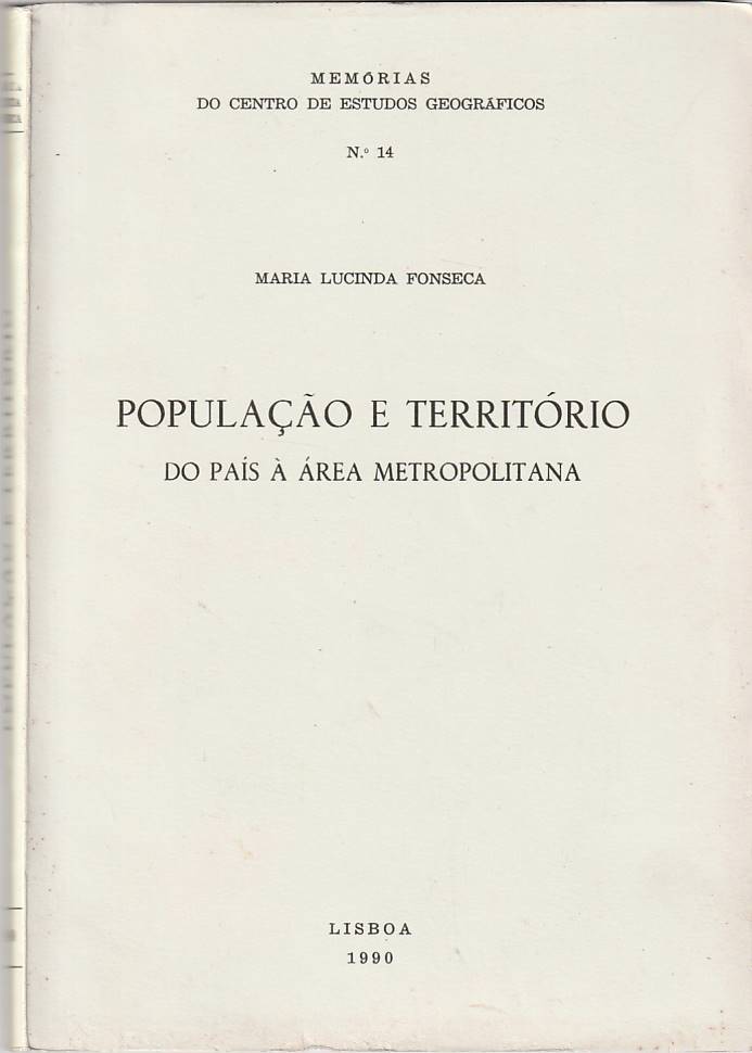 População e território – Do país à área metropolitana