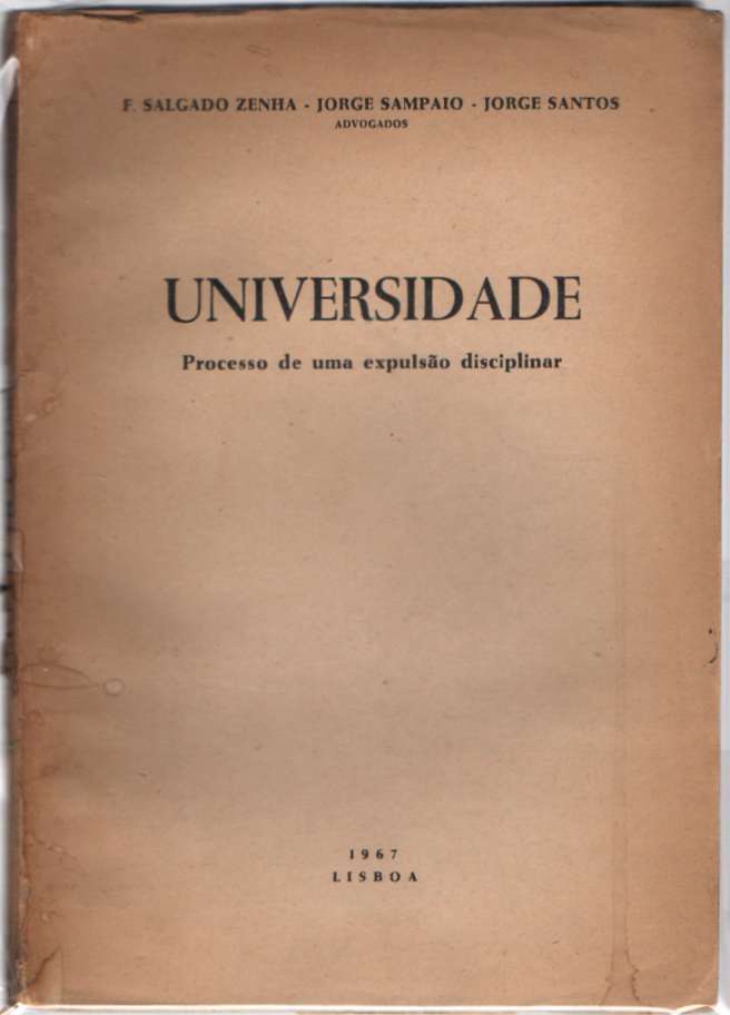 Universidade – Processo de uma expulsão disciplinar