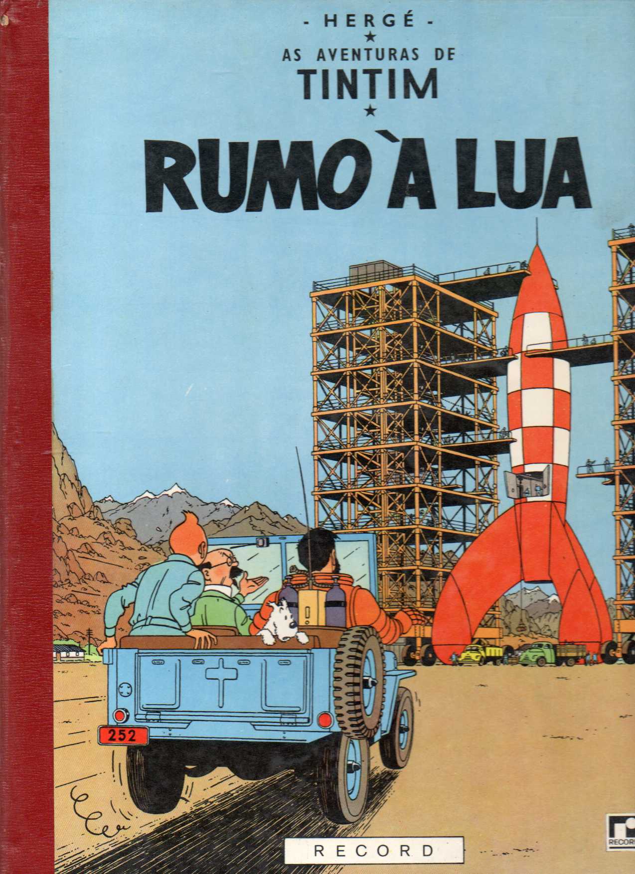 Tintim - Rumo à Lua / Explorando a Lua (Ed. Record) - 2 vols.