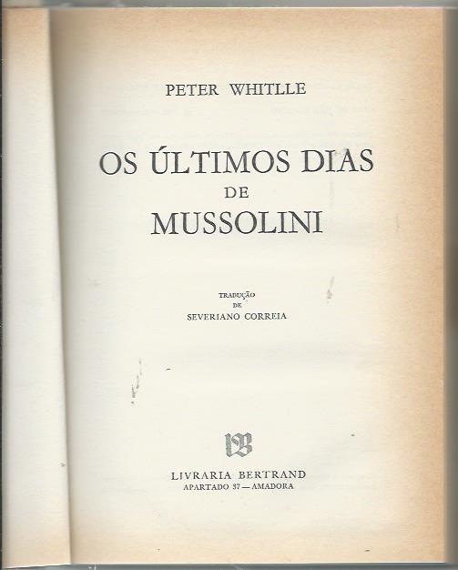 Os últimos dias de Mussolini