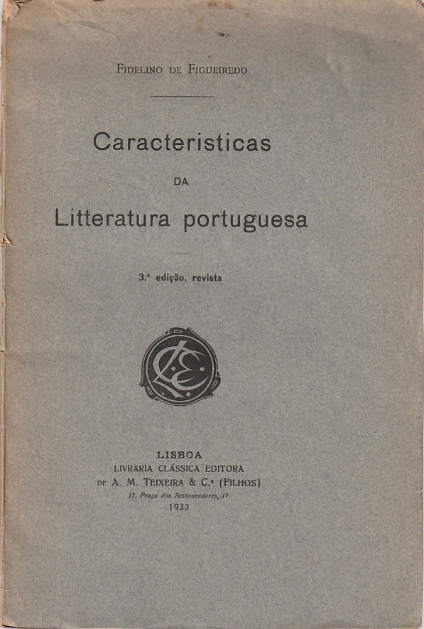 Caracteristicas da litteratura portuguesa