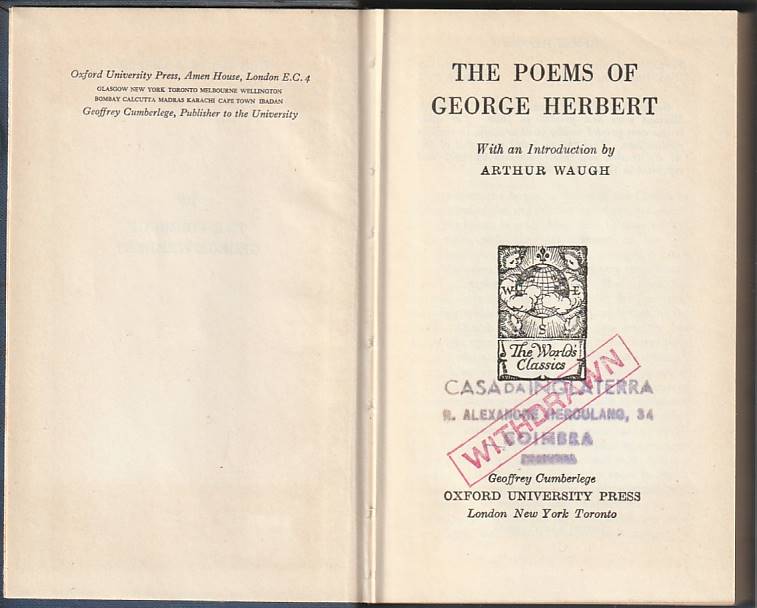 The poems of George Herbert (Pocket Edition)