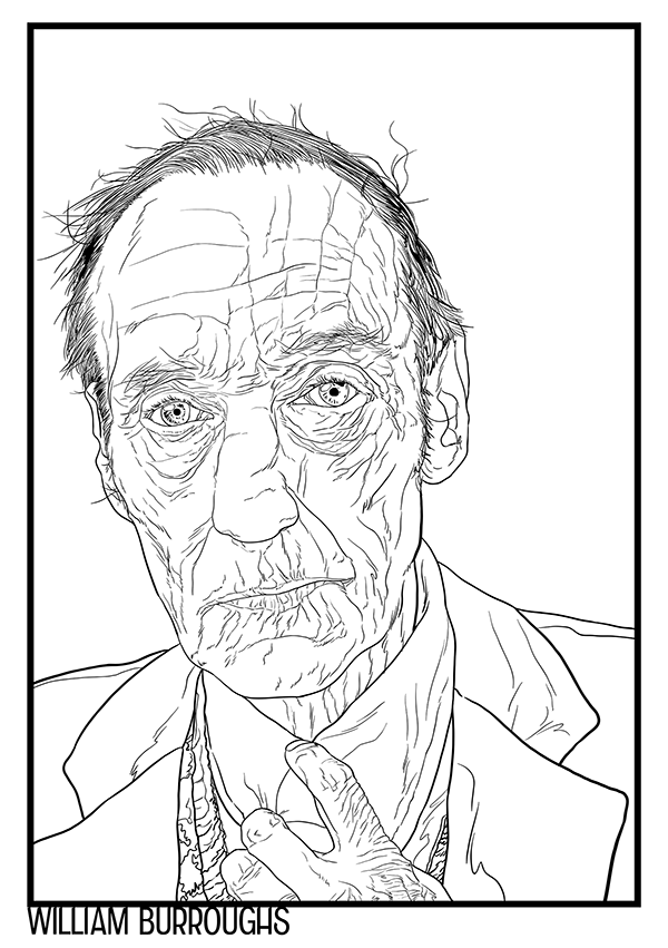 William Burroughs A4, por Horácio Gomes