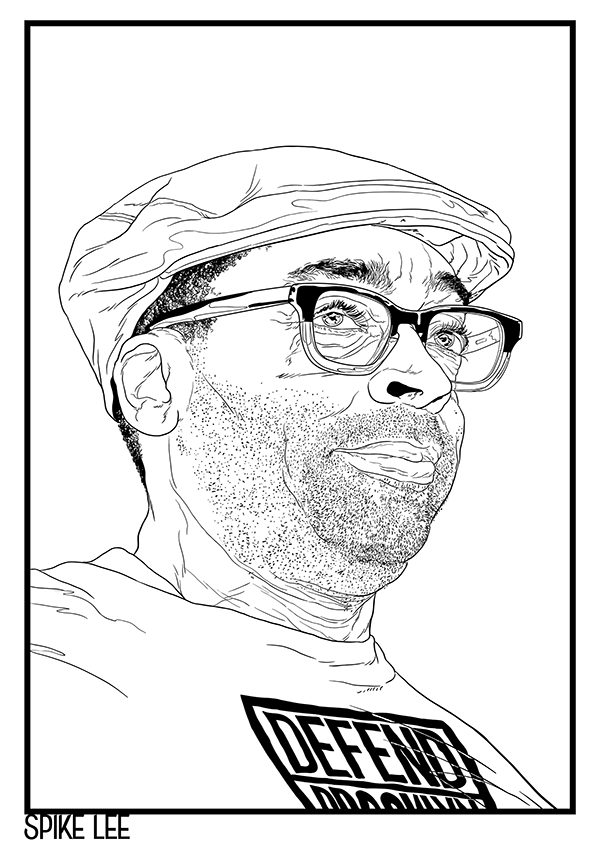 Spike Lee A4, por Horácio Gomes