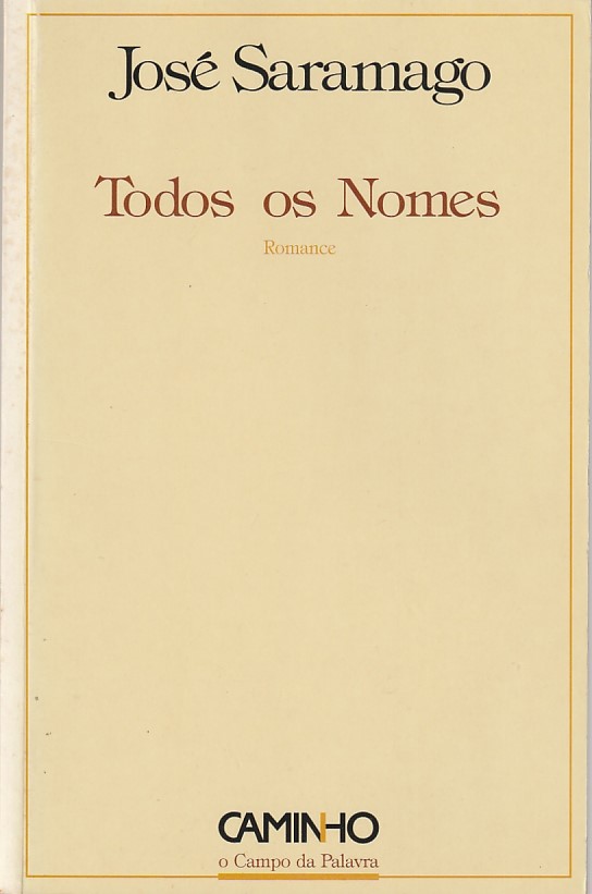 Todos os nomes (1ª ed.)