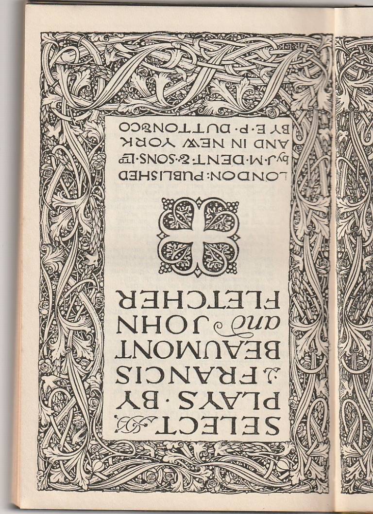 Select plays by Francis Beaumont and John Fletcher
