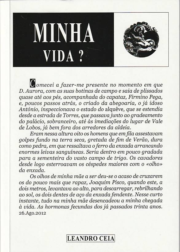 Minha vida?