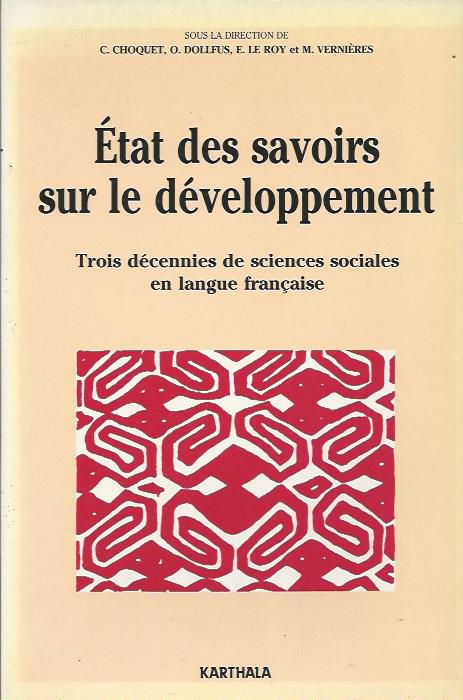 État des savoirs sur le développement