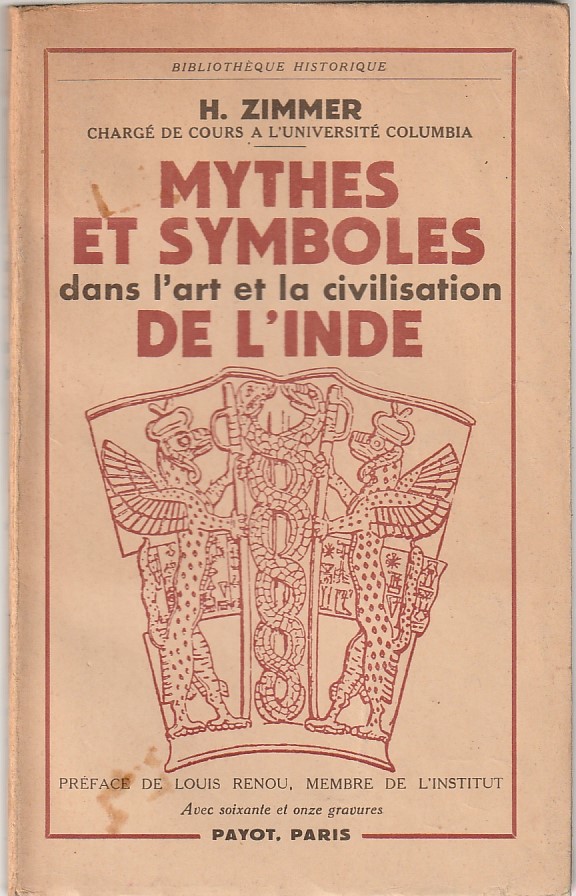 Mythes et symboles dans l'art et la civilisation de l'Inde