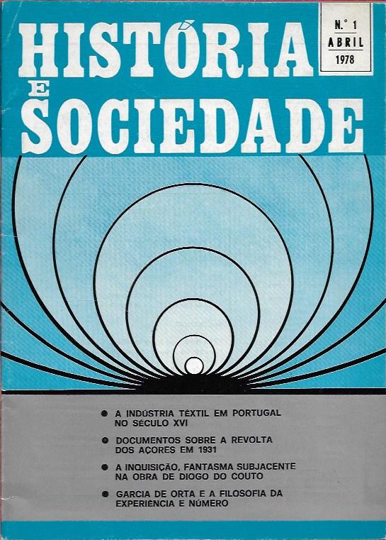 História e sociedade nº 1 – Abril 1978