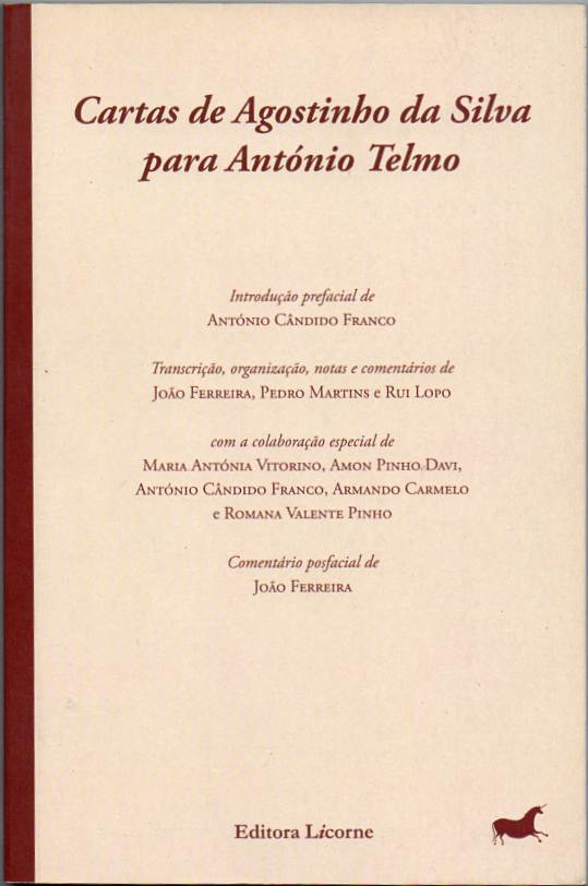 Cartas de Agostinho da Silva para António Telmo