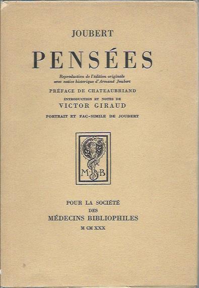 Pensées – Joubert