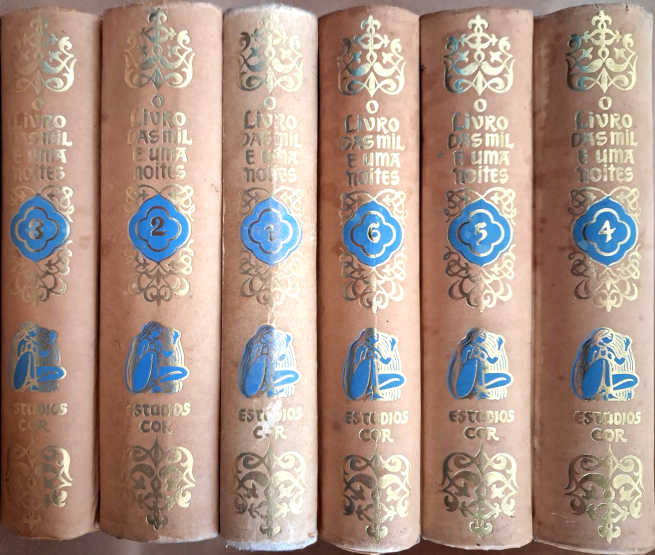 O livro das mil e uma noites – 6 volumes – Estúdios Cor