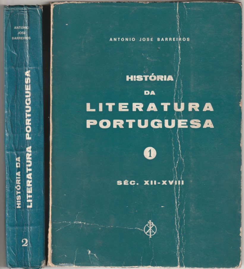 História da literatura portuguesa – Barreiros – 2 volumes