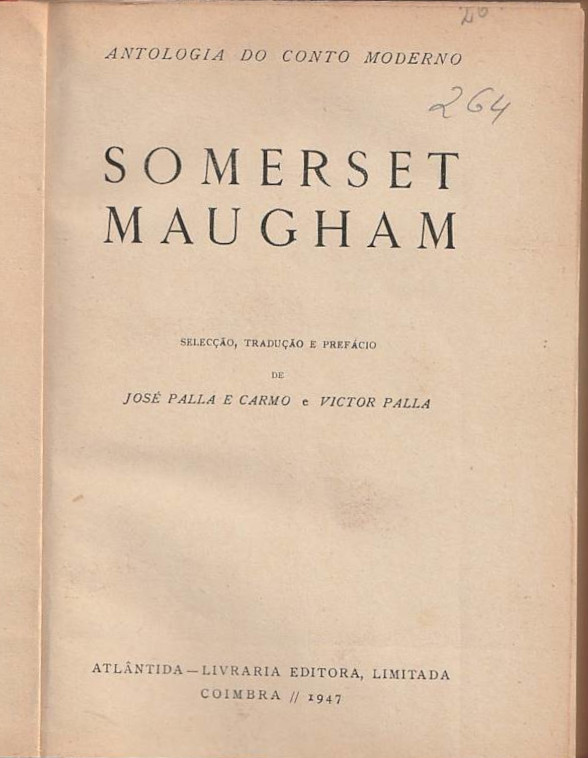 Somerset Maugham – Antologia do conto moderno
