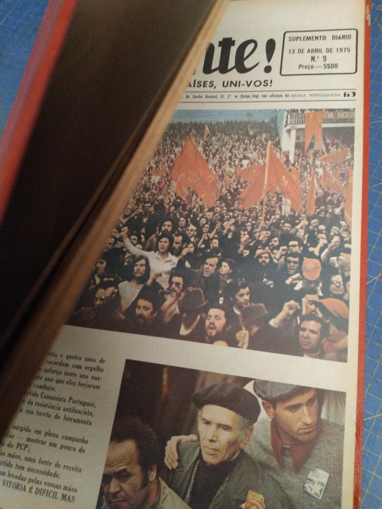 Jornal Avante – Suplemento Diário – Abril 1975