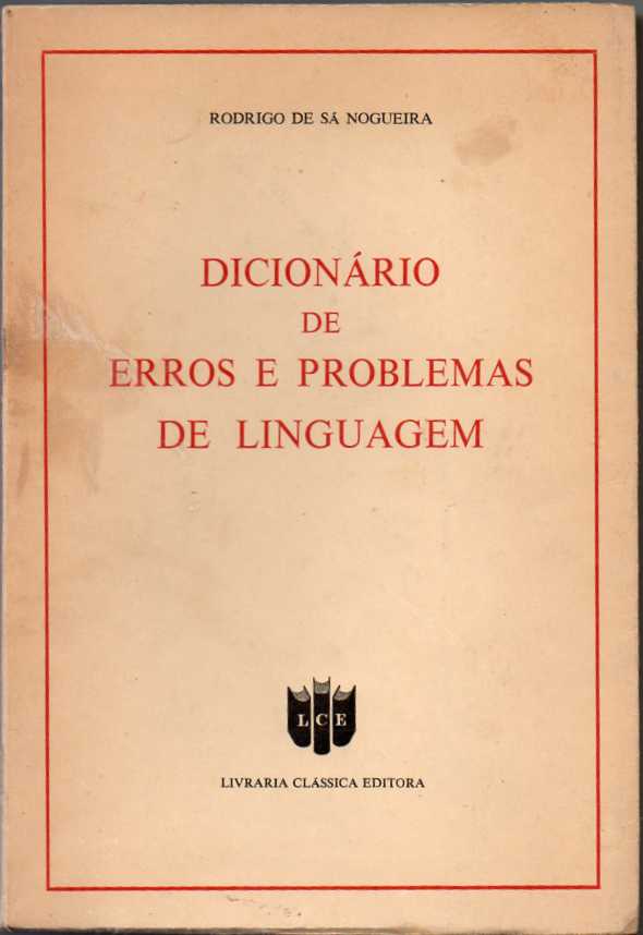 Dicionário de erros e problemas de linguagem
