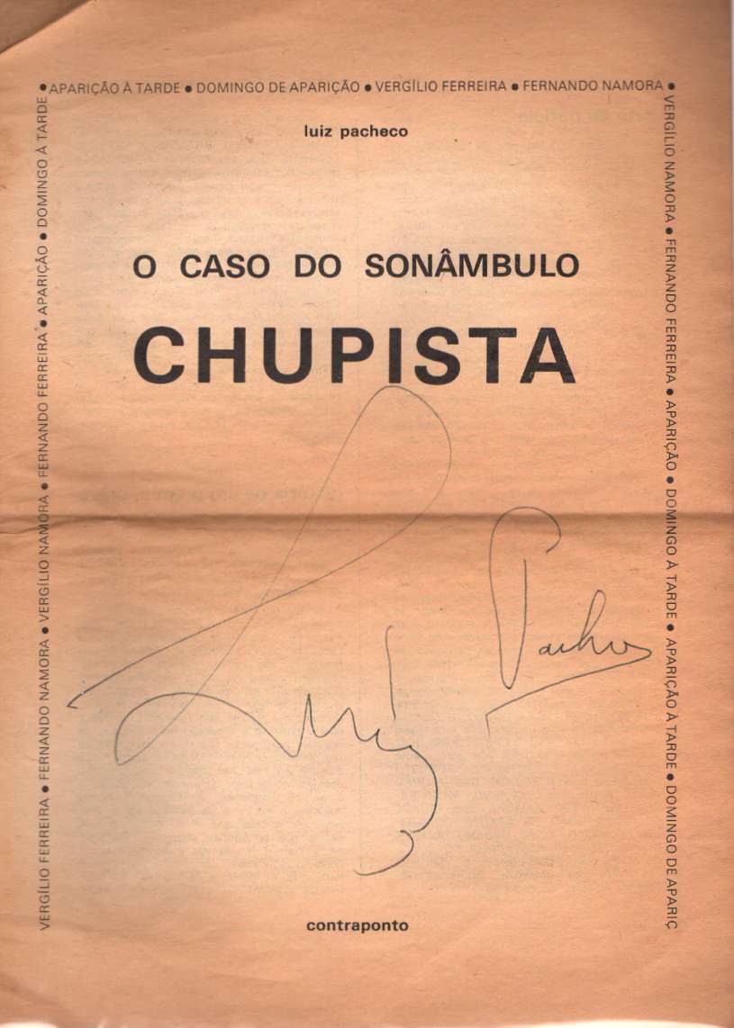 O caso do sonâmbulo chupista (1ª ed.)