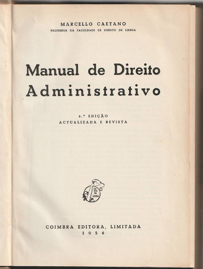 Manual de Direito Administrativo 4ª ed. – 1956