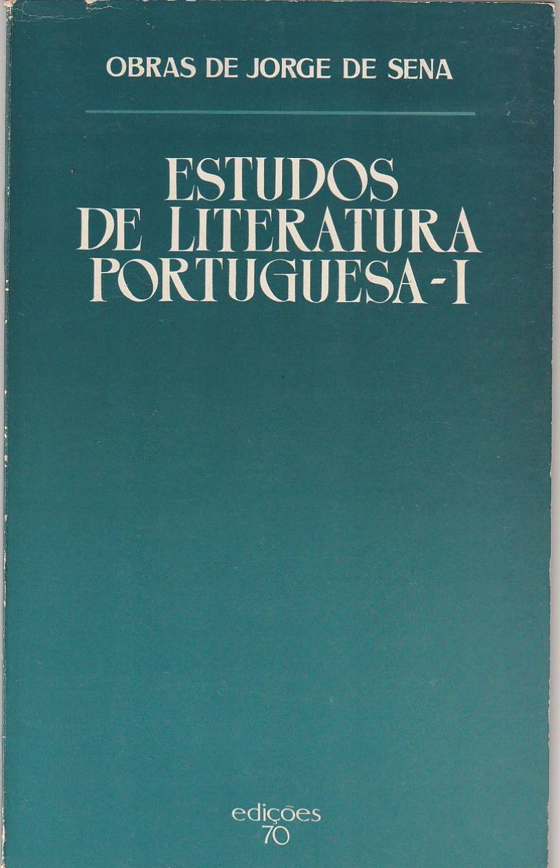Estudos de literatura portuguesa Vol. 1