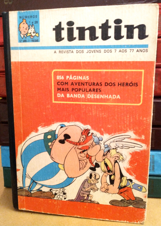 Revista Tintin – 25 volumes semestrais encadernados 1968-1980