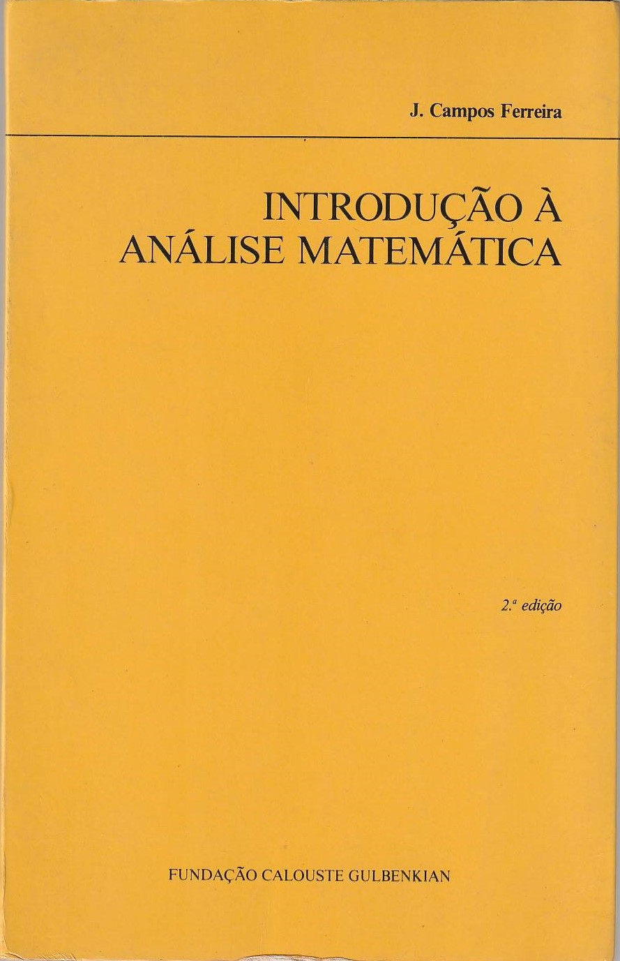 Introdução à análise matemática – 2ª edição