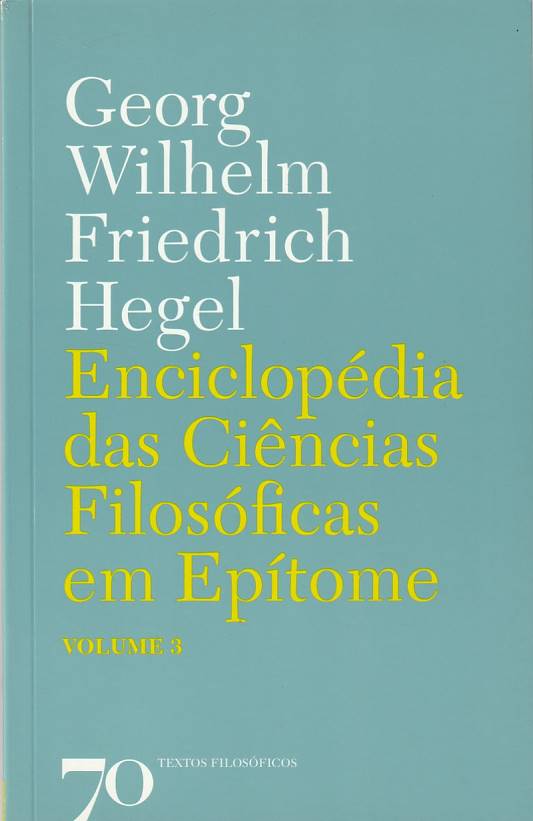 Enciclopédia das ciências filosóficas em epítome Vol. 3