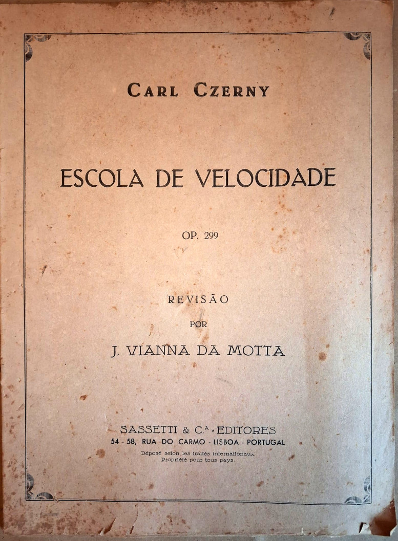 Escola de velocidade Carl Czerny Op. 299