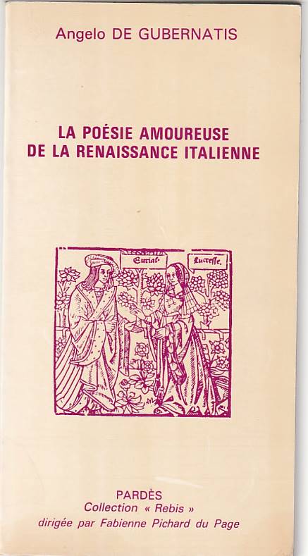 La poésie amoureuse de la renaissance italienne