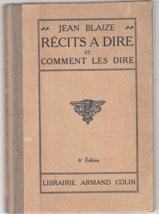 Récits à dire et comment les dire | A Arte da Palavra em 12 lições